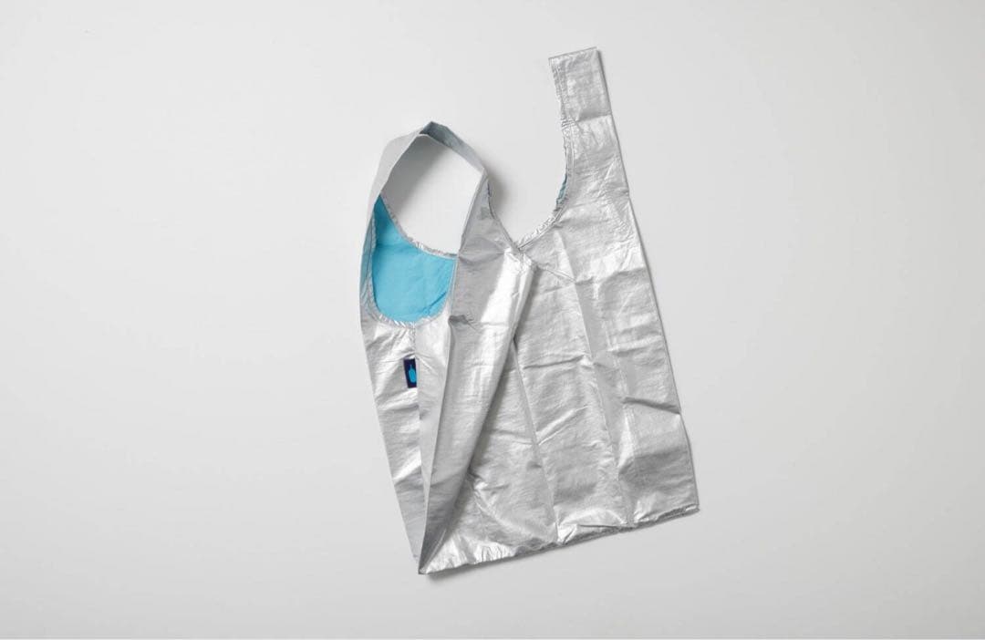 BAGGU×ブルーボトルコーヒー】リユーザブルバッグ(シルバー)高輪限定