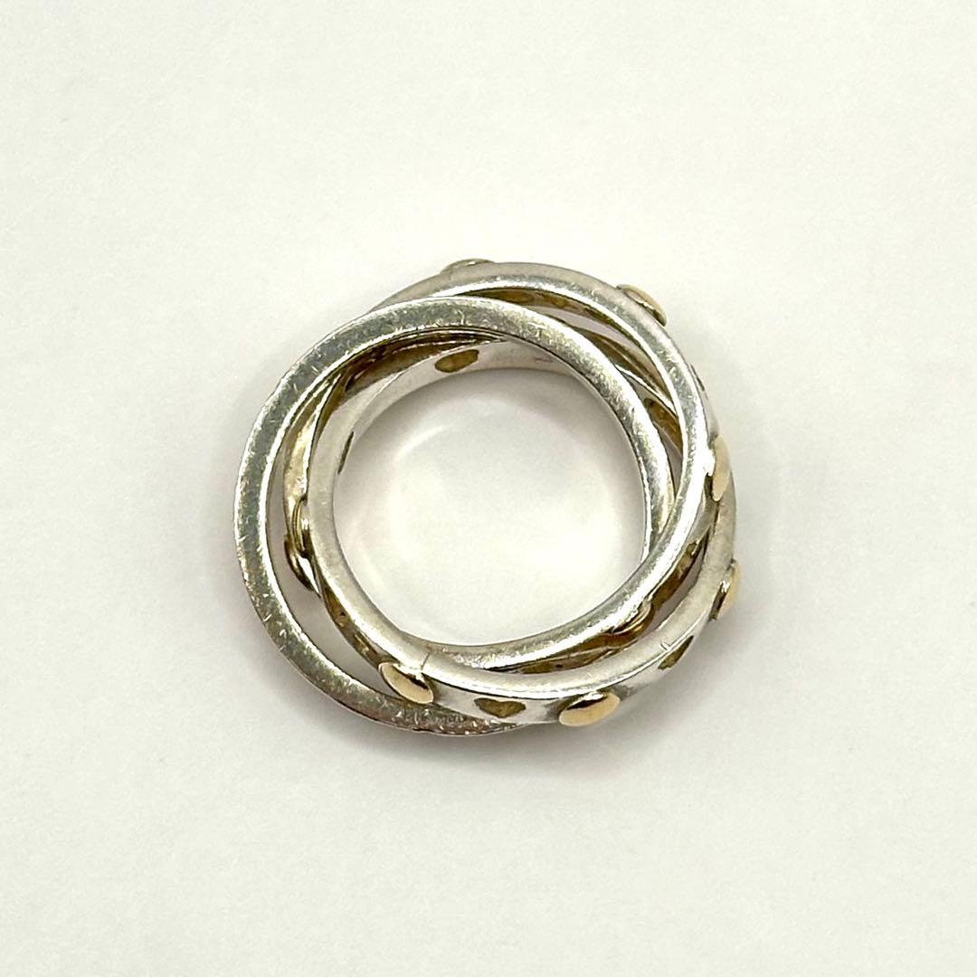 フォリフォリ 3連リング 750(K18) 925 コンビ 2000年限定 - メルカリ