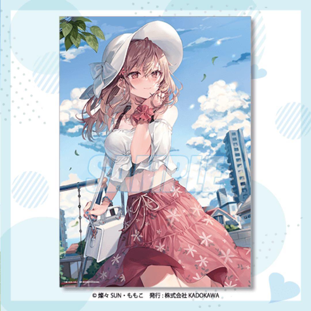 ロシデレ くじ引き堂2 A3クリアポスター マーシャ 私服 パジャマ