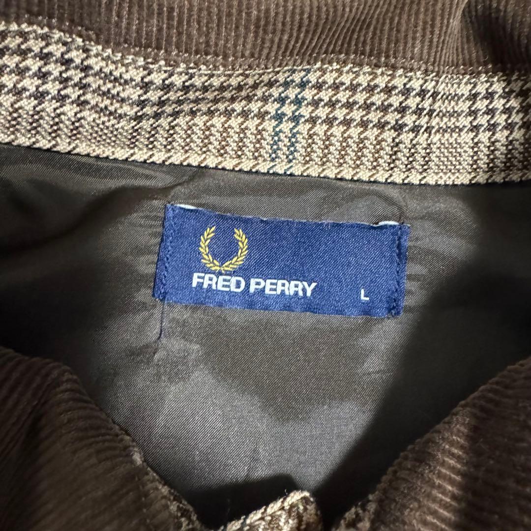 FRED PERRY LONG LINE JACKET Lサイズ カバーオール - メルカリ