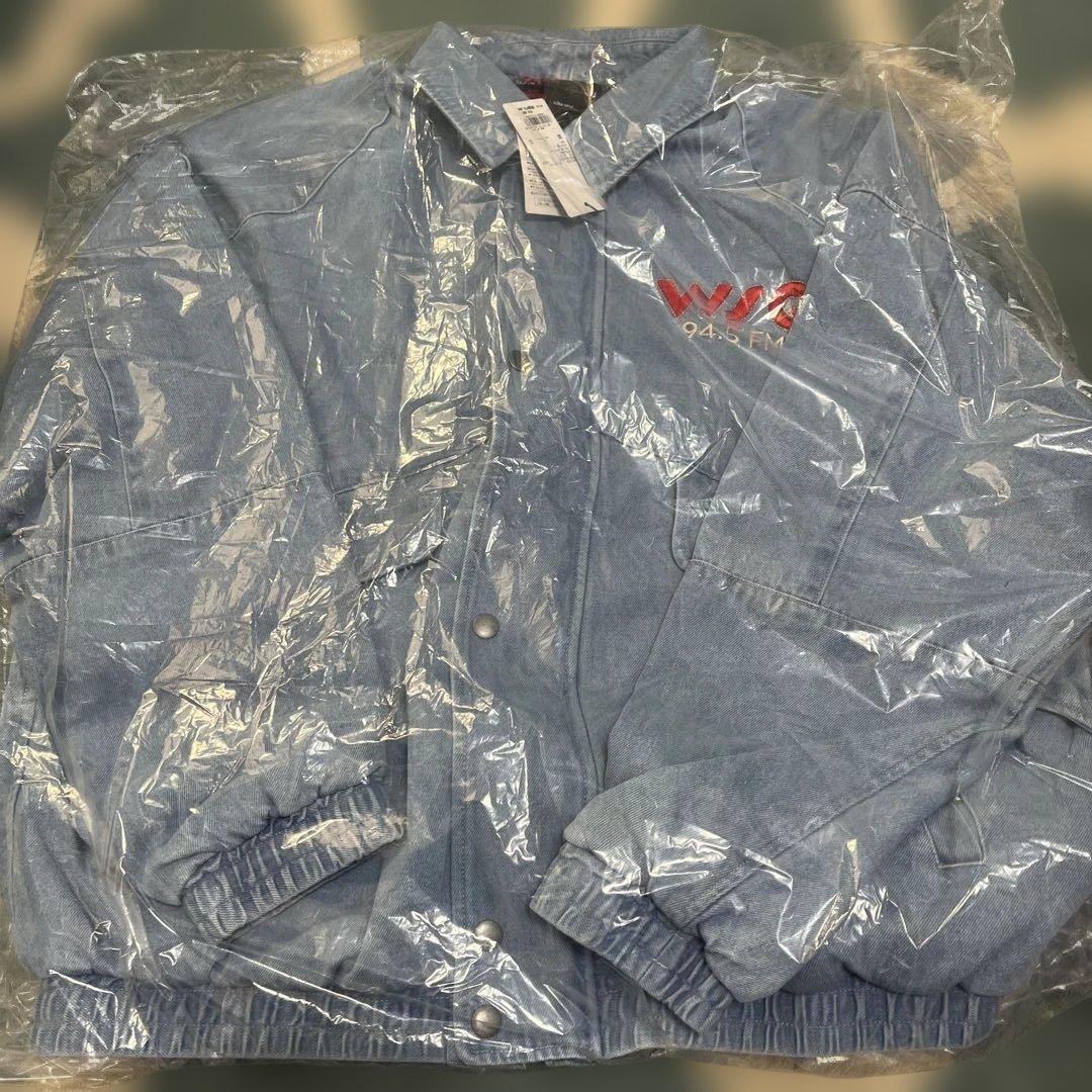 STRANGER THINGS】ニコアンド デニムブルゾン ライトブルー M - メルカリ