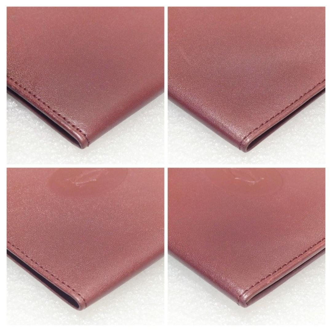 極美品 Cartier マスト カードケース 名刺入れ ボルドー カルティエ