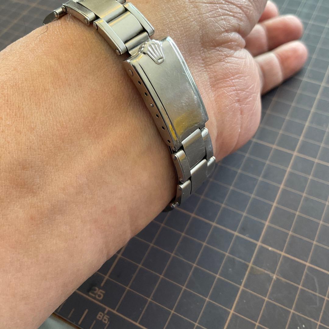 p*8様 ロレックス ROLEX 19㎜ 66年スイス製 7205 リベットブレ - メルカリ