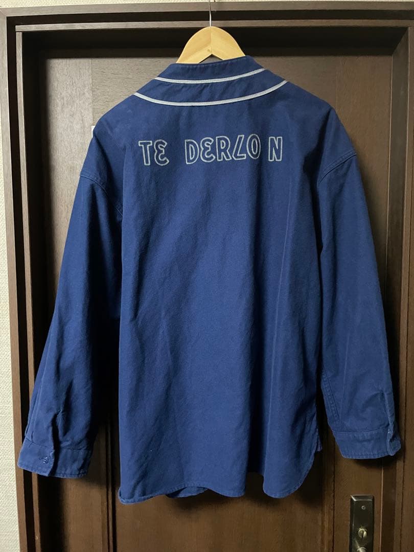 テンダーロイン tenderloin ベースボールシャツ サイズM ネイビー