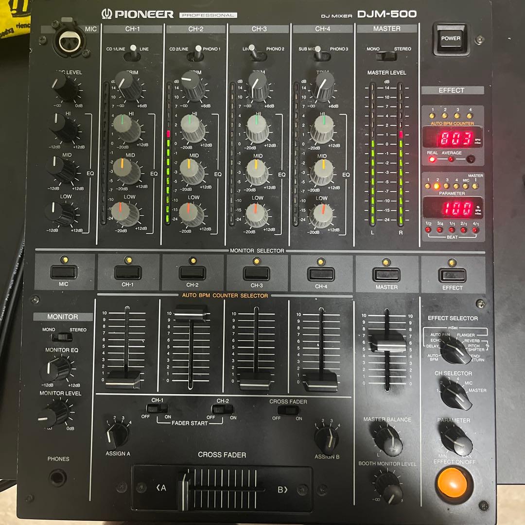 Pioneer パイオニア DJミキサー DJM-500 現状品 音響 4ch Amazon.co.jp: パイオニア(Pioneer) プロフェッショナル用DJミキサー