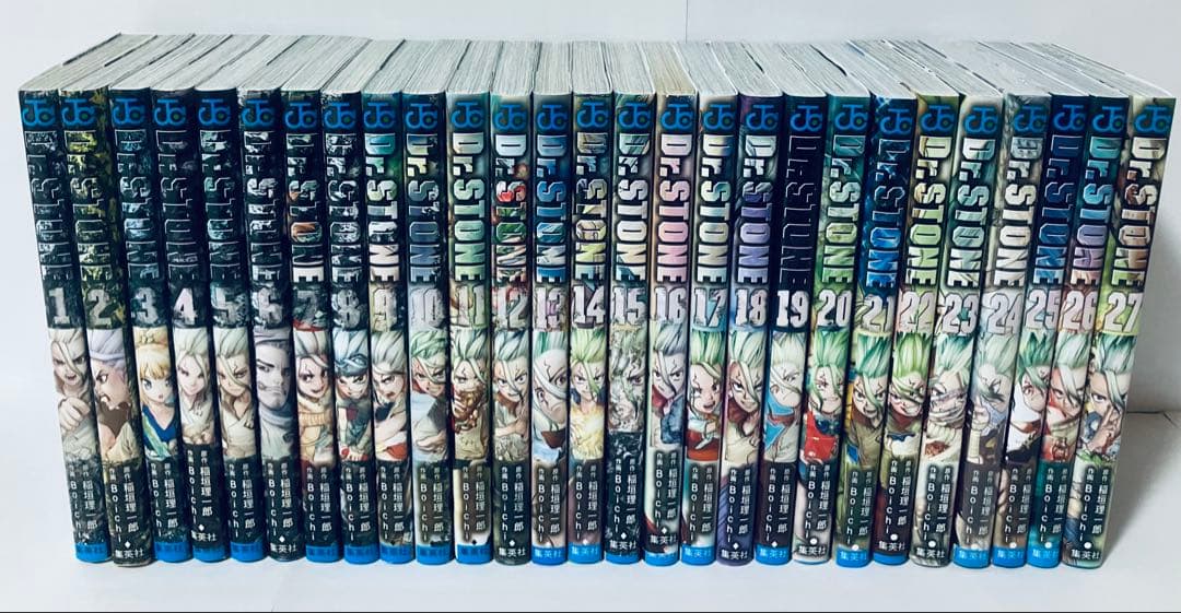 新品3冊あり　Dr. Stone ドクターストーン　全巻セット　1〜27巻 Amazon.co.jp: Dr.STONE 1~27巻セット : 本