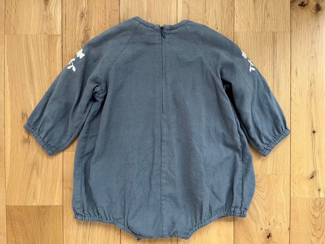 Apolina Kids ロンパース ブルーグレー 18-24m - メルカリ