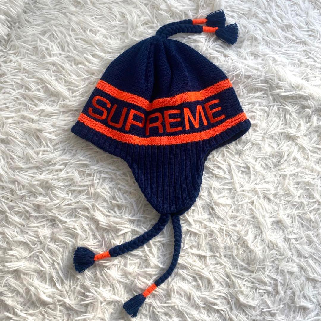 supreme earflap beanie イヤーフラップ ビーニー 耳あて - メルカリ