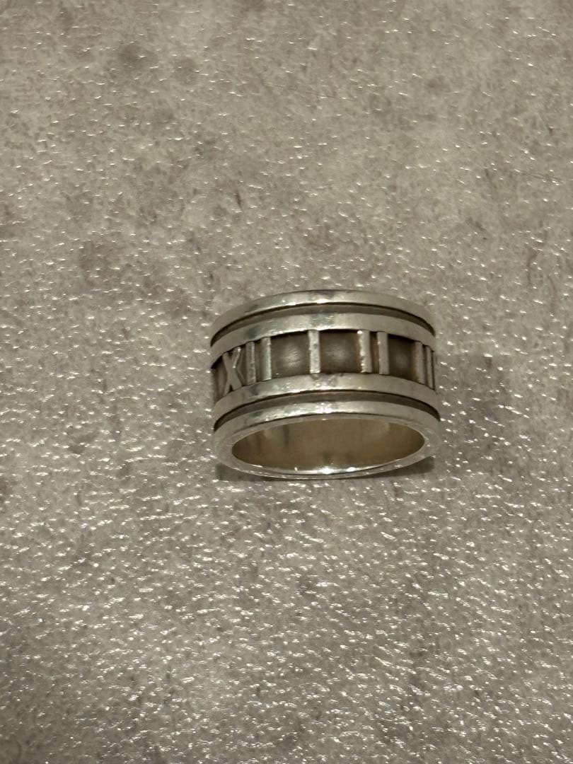 ティファニーアトラスリング イタリア製1995年TIFFANY&CO.ヴィンテージティファニースターリング