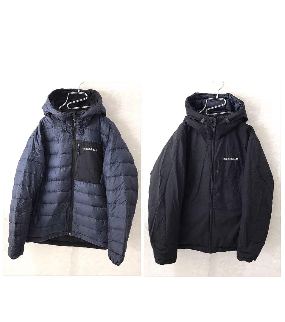 mont-bell コロラドパーカー ダウン リバーシブル 美品 黒紺 S 美品 コロラドパーカ メンズL リバーシブル 黒 ブラック ネイビー mont