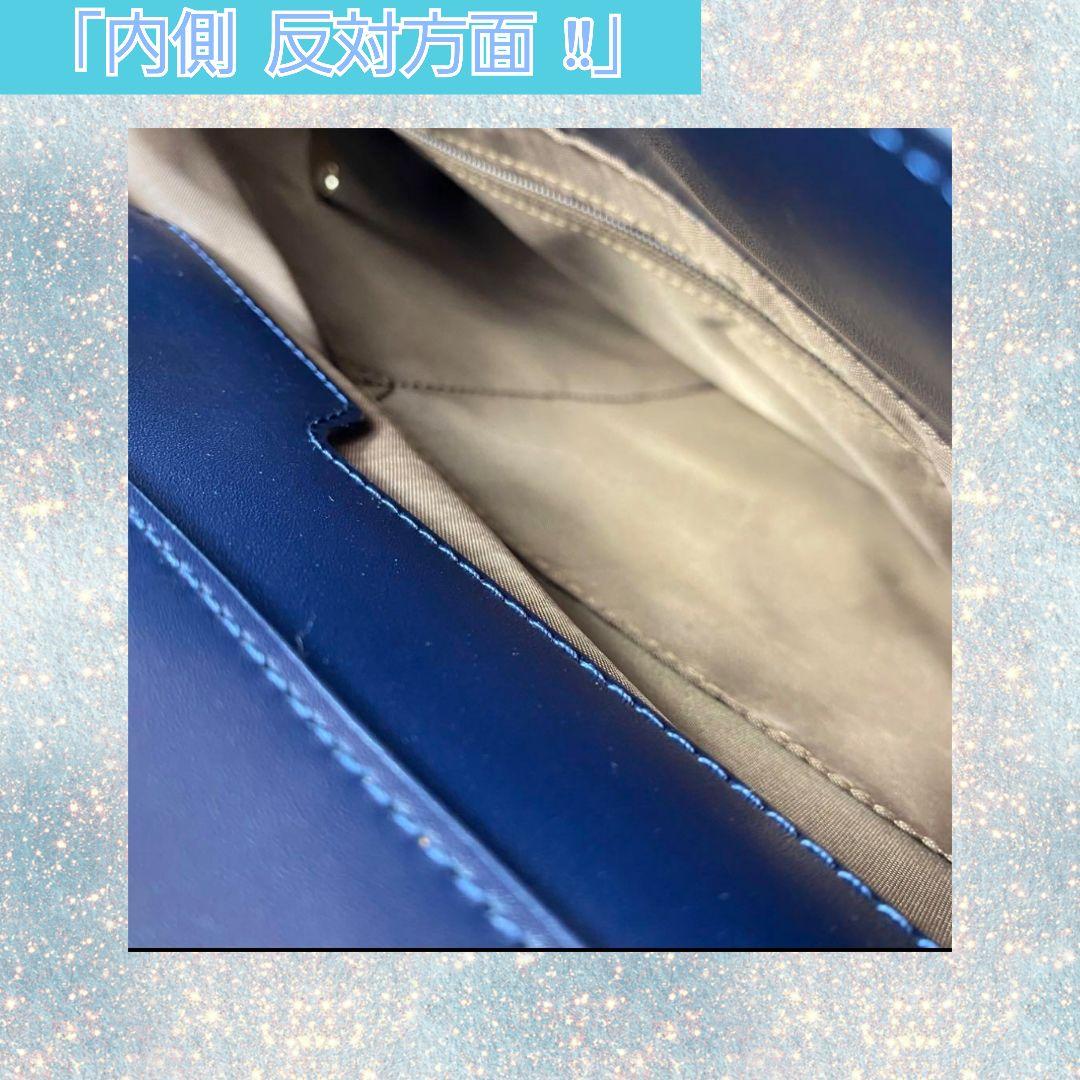 売切り値#匿名美品 「#目々澤鞄 #ビジネスバッグ #ネイビー #A4