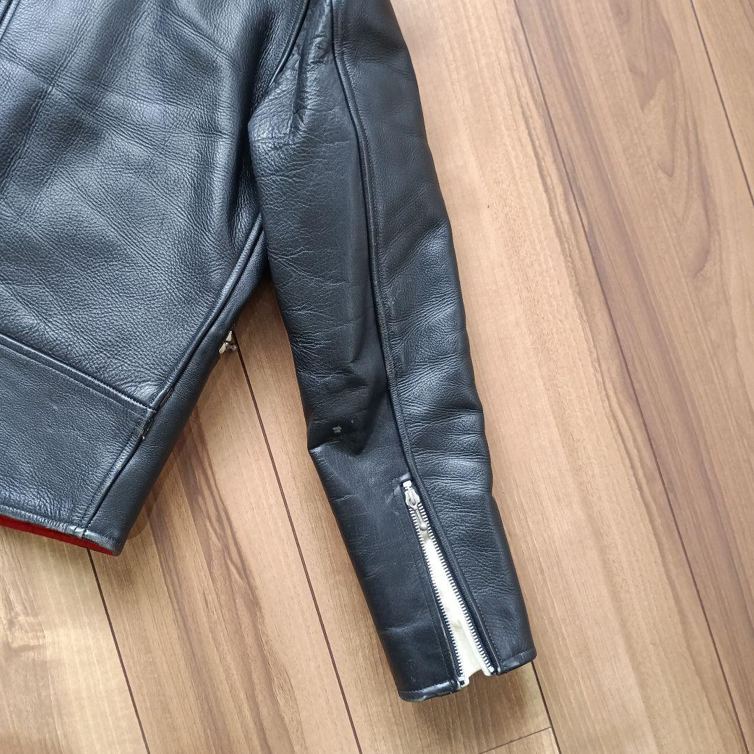 バイカラー革ジャン KEYSTATION キーステーション ロカビリー メンズ