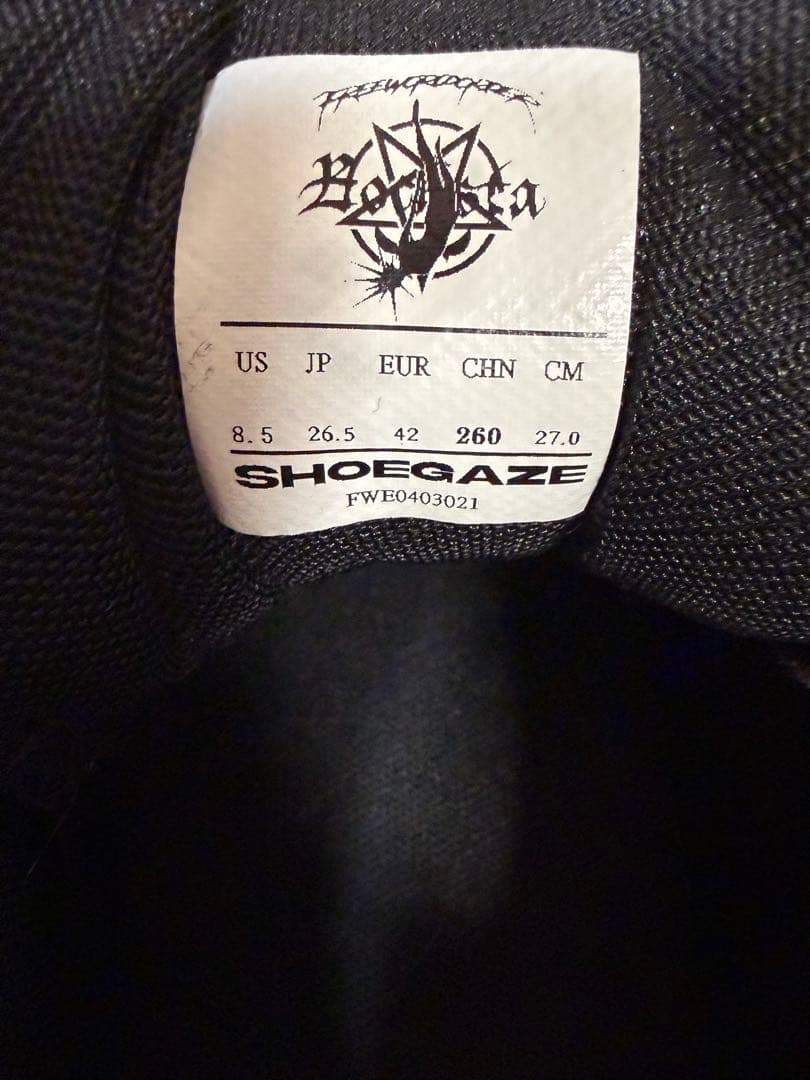 FVVO_Free World Order 厚底ローブーツ 26.5cm