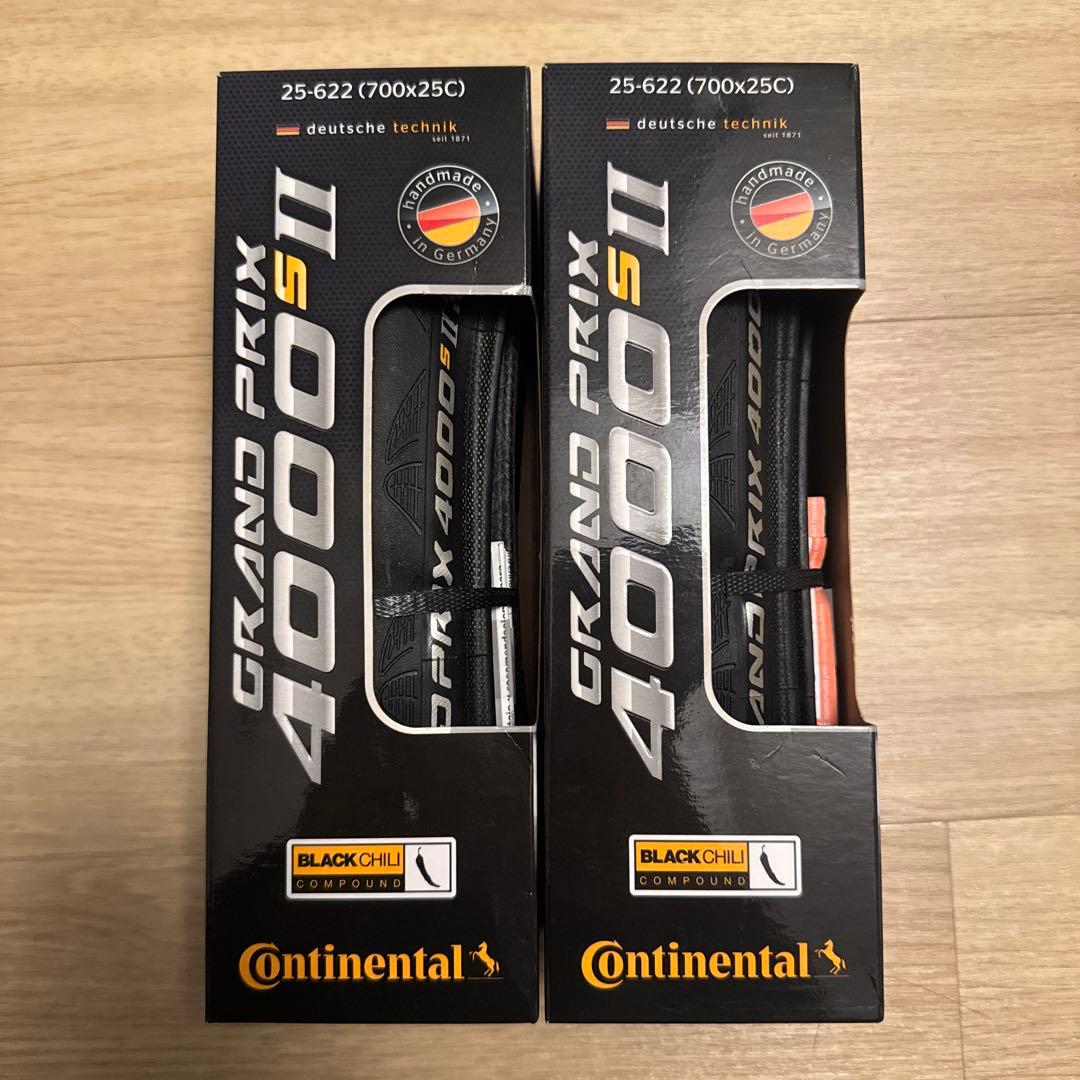 シ*ウ様 【新品未使用】Continental Grand Prix 4000S Continental Grand Prix 4000 S II Tire - Clincher - Components