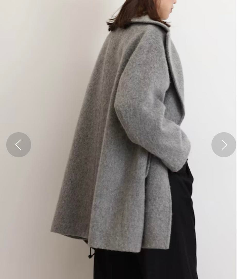 JOURNAL STANDARD 尾州ウールシャギーミドルコート 美品 - メルカリ