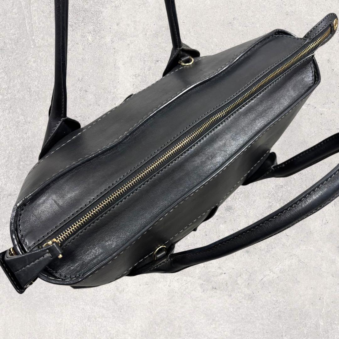 ひろちゃん様専用TOD'S トッズ Dバッグ ハンドバッグ レザー 黒 ゴール