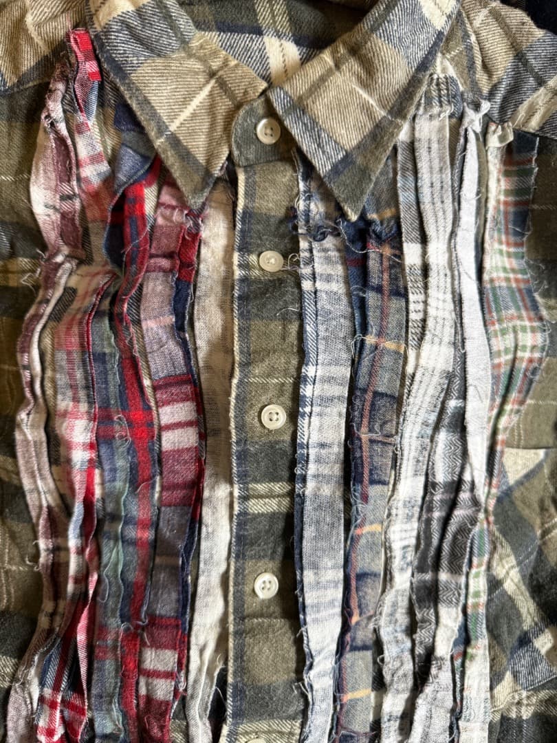 Rebuild by Needles フランネルシャツ 再構築 チェック 好配色