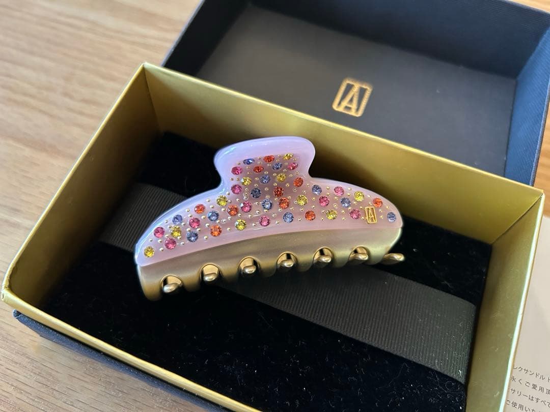 みみんぱさま専用【新品未使用】アレクサンドルドゥパリ　カラフル　スワロフスキー ALEXANDRE DE PARIS（アレクサンドル ドゥ パリ）