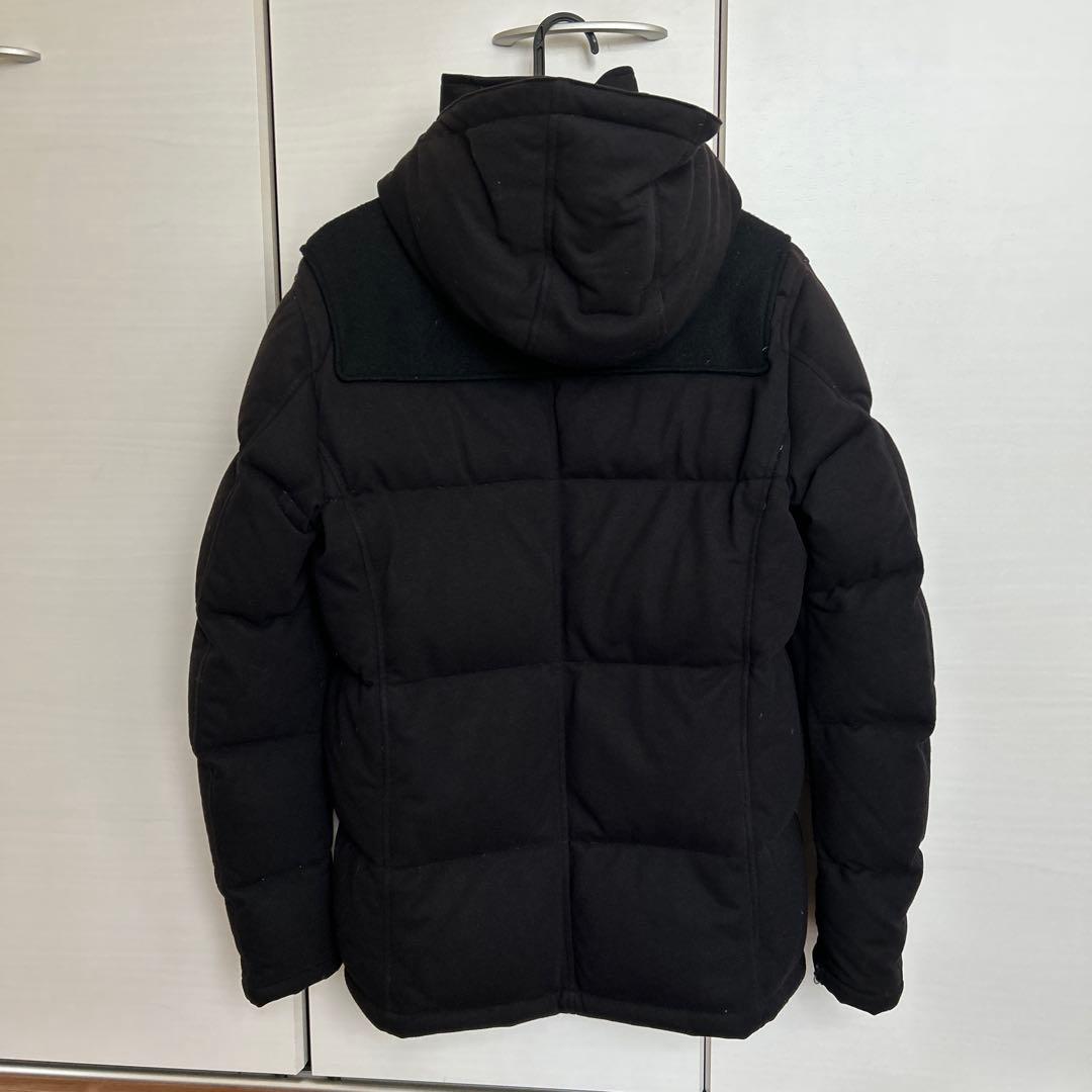 フレッドペリー ブラックダウンジャケット フード付き - メルカリ