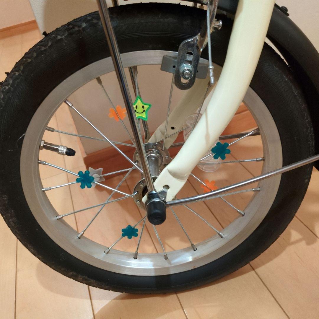 無印良品 16型 子供自転車 押し棒 補助輪 ヘルメット付 - メルカリ