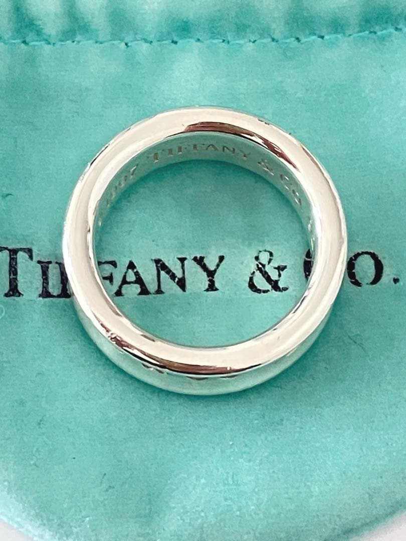 美品】TIFFANY&Co ティファニー ナローリング 1837 約10号 - メルカリ