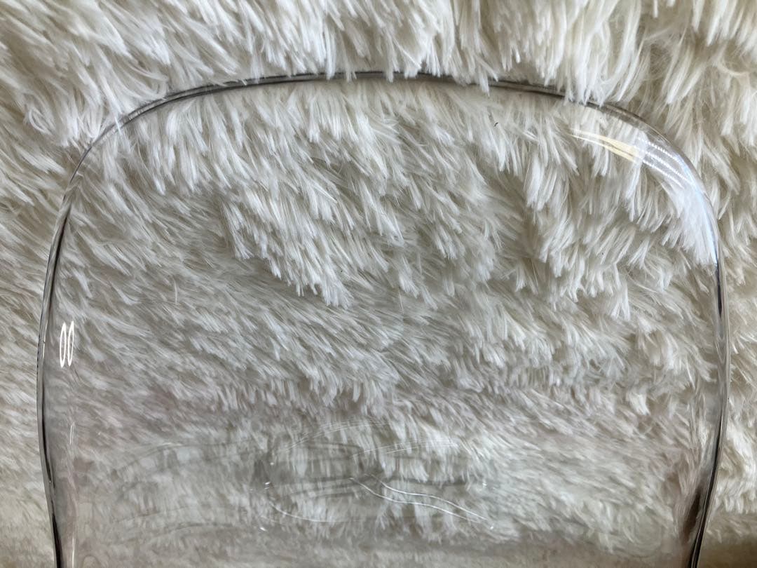 透明 アクリル製 ミッドセンチュリーデザインチェア 脚クローム - メルカリ