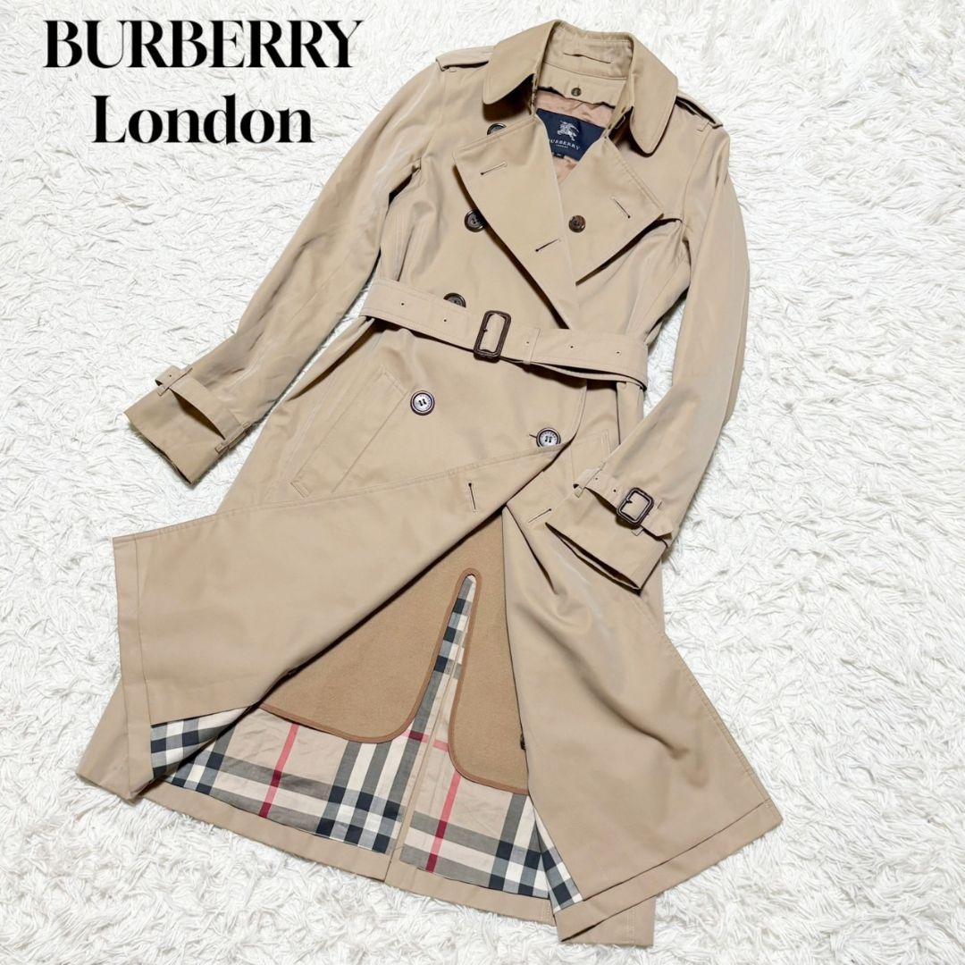 美品 バーバリー ロンドン トレンチコート ライナー付き ノバチェック