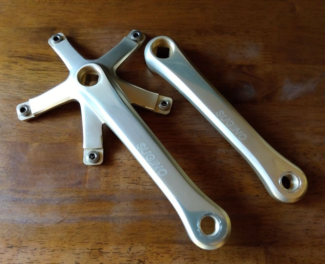 Sugino スギノ グランドマイティ ピスト 競輪クランク 167.5 njs スギノ ミゾ付 ピストクランク : コルサの毎日がヒルクライム