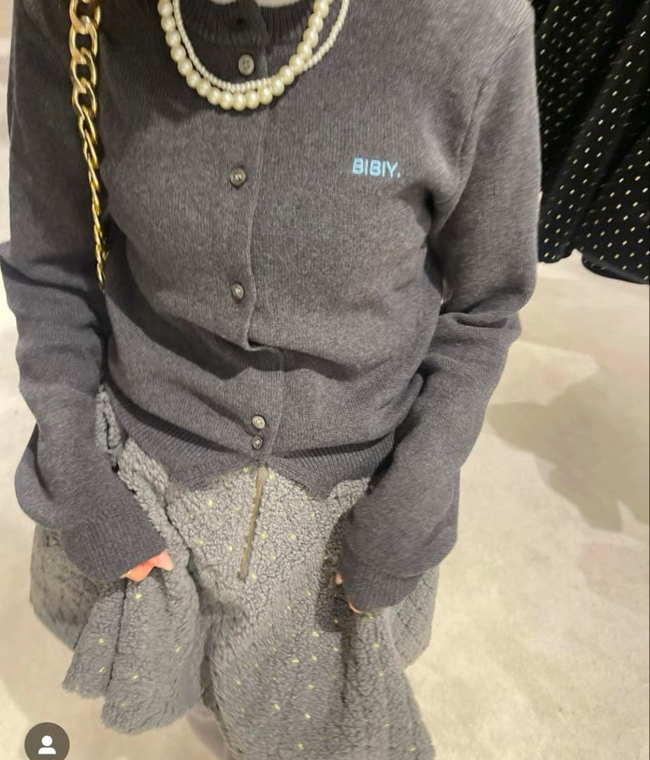 Bibiy BIBIY. BRUSH CARDIGAN カーディガン 美品 - メルカリ