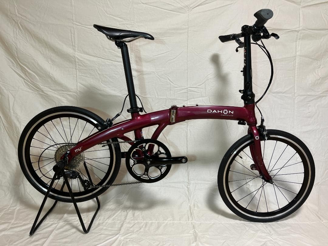 DAHON Mu SP9 20inch451ホイール ワインレッド DAHON】走行性能、持ち運び性能、ルックス、トータルバランスで選ぶ