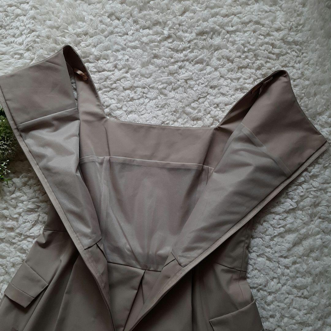 フォクシーニューヨーク ノースリーブ ワンピース べーシュ ボタン 40