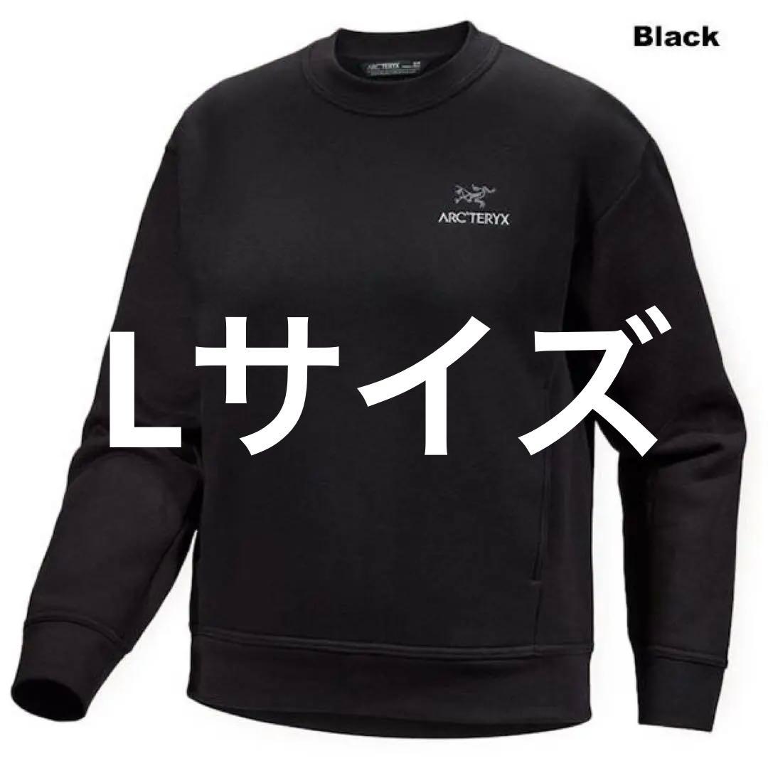 ARC'TERYX ／アークテリクス ／エンブレムフリースクルー 黒　／Lサイズ 02_A27.jpg