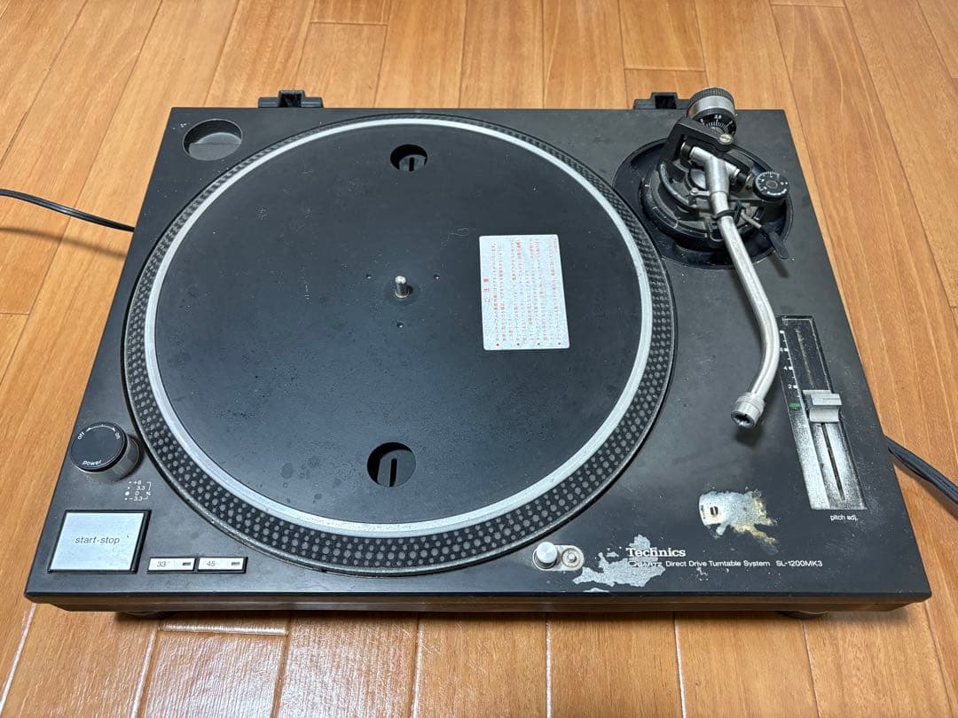 【ジャンク】Technics SL-1200 MK3 ターンテーブル Technics SL-1200 MK3 DJ Turntables Used Japan | eBay