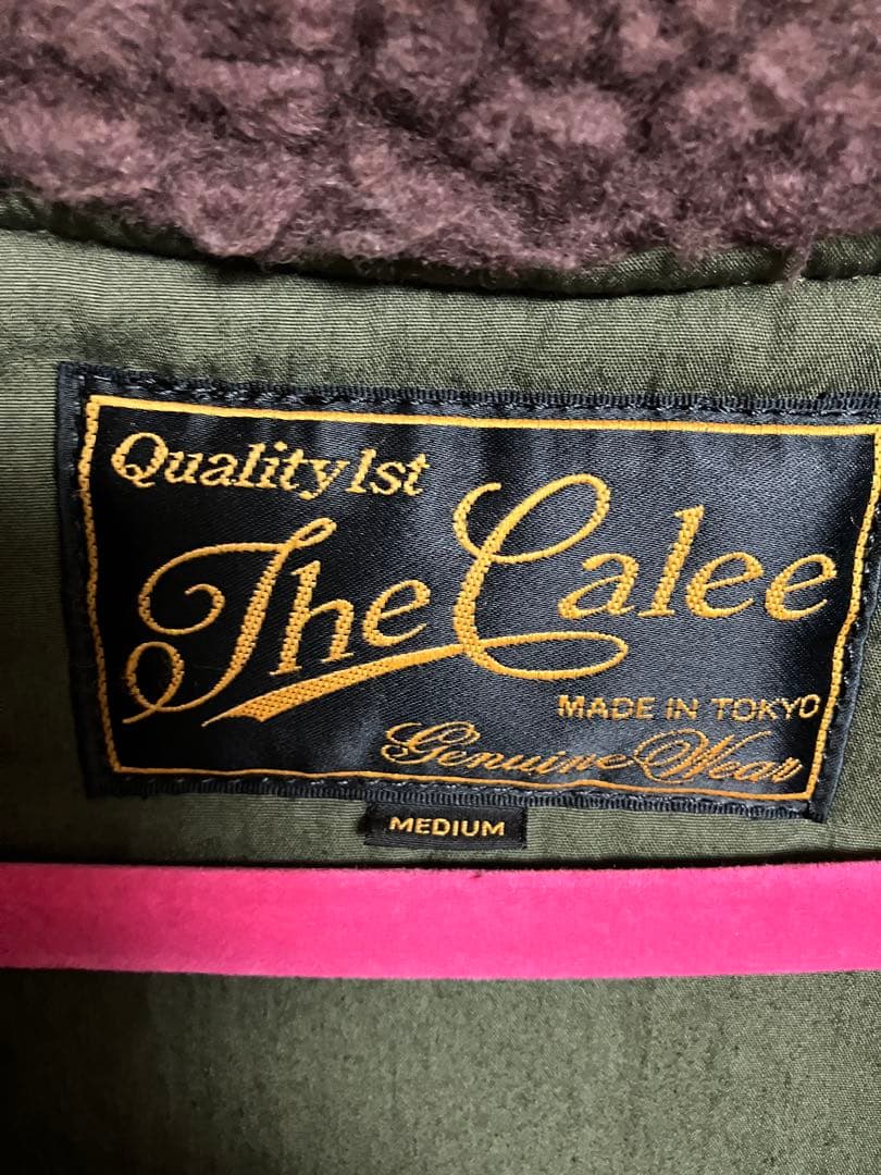 極美品 The Calee ミリタリージャケット リアルコヨーテファー - メルカリ