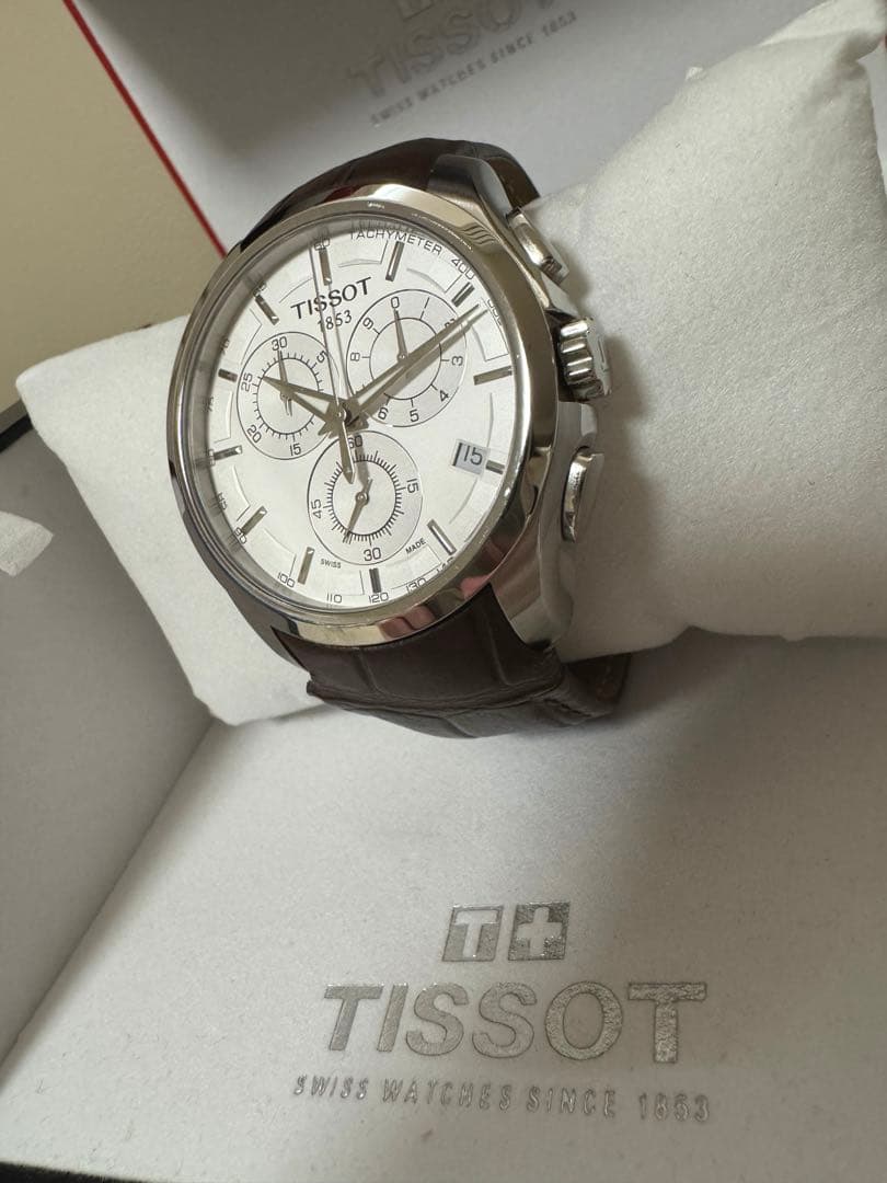ティソ　クチュリエ　クロノグラフ　クォーツ　メンズ　日本未発売　腕時計美品 楽天市場】TISSOT ティソ クチュリエ オートマティック ブラック