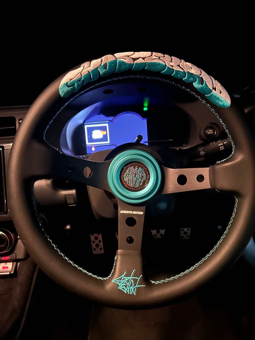 美品 最安値】GHOSTEXPOD 7thステアリング ホーンボタン付き - メルカリ