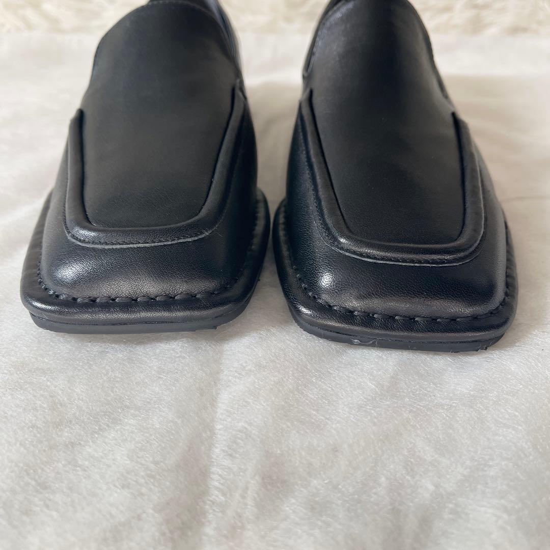 新品✨SHISEI シーセイ SQUARE LOAFER ローファー 黒 レザー - メルカリ