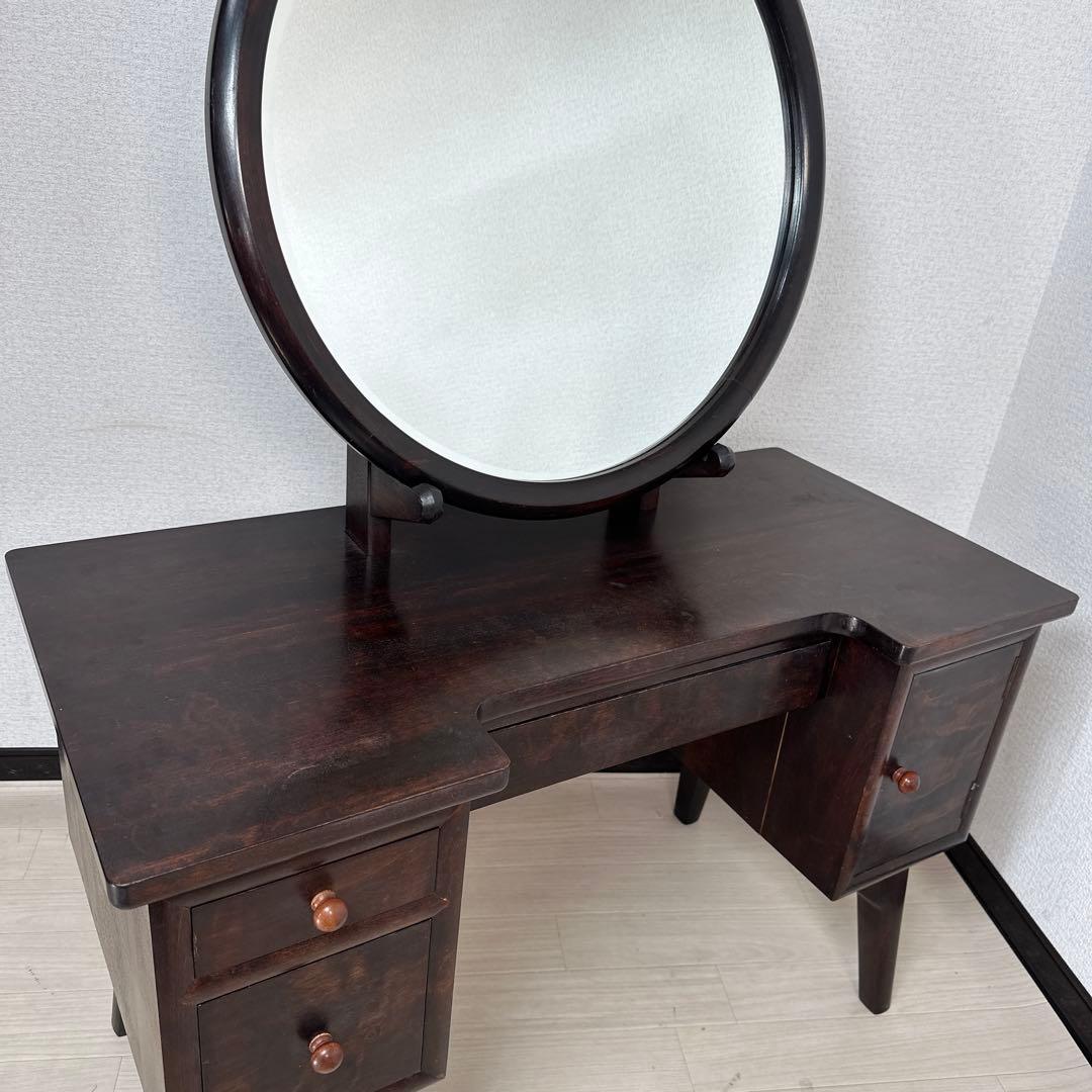 松本民芸家具 一面鏡台 水目桜 無垢材 ドレッサー 化粧台 i4※ - メルカリ