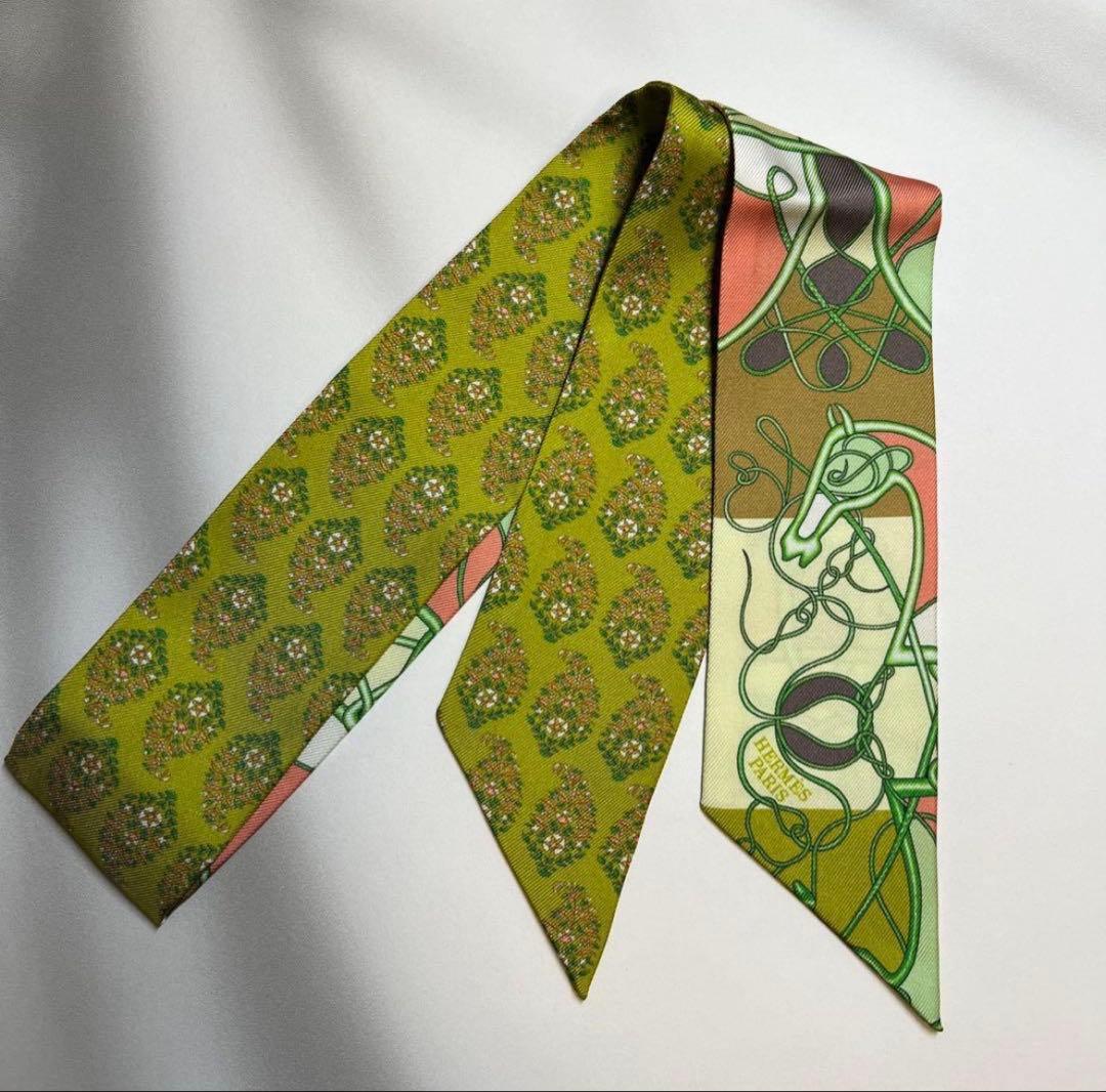 FROMJAPANエルメスツイリー HERMES（エルメス） ツイリー スカーフ TWILLY レディース フランス製