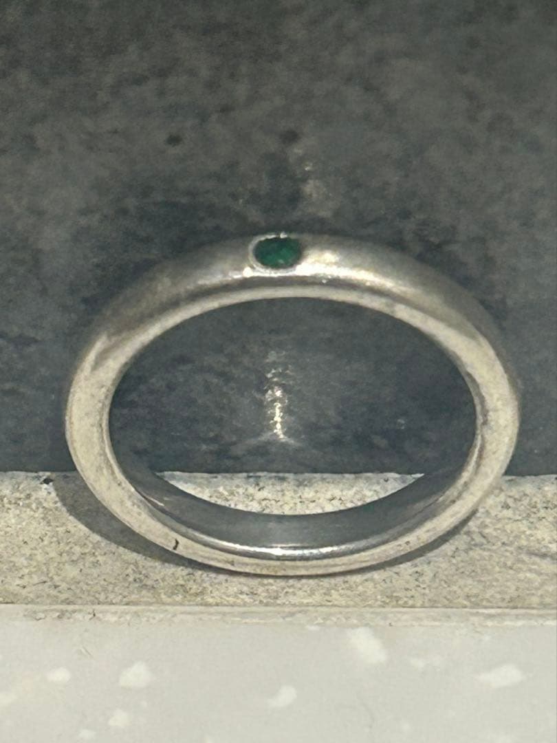 新しいファッション - Tiffany スタッキングバンドリング エメラルド 6.5号