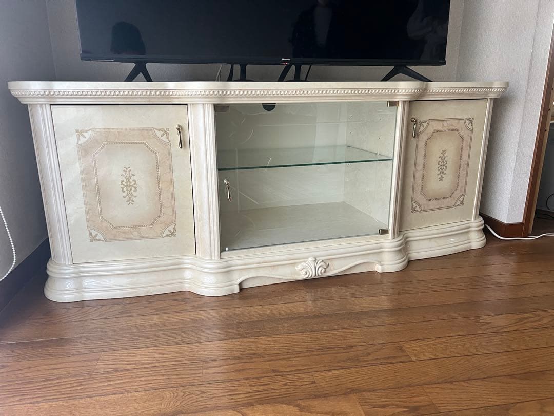 サルタレッリ アマルフィ テレビ台 (テレビボード) アイボリー 幅160cm