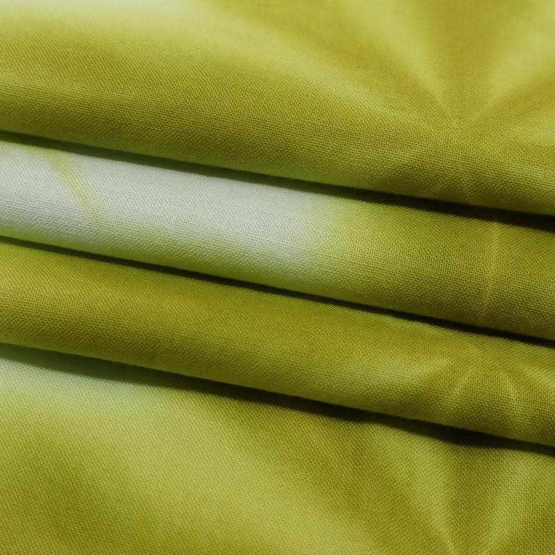 《長尺■しぼり浴衣◆雪花絞■板締め絞り■白×菜種油色◆木綿着物◆UG7-15》