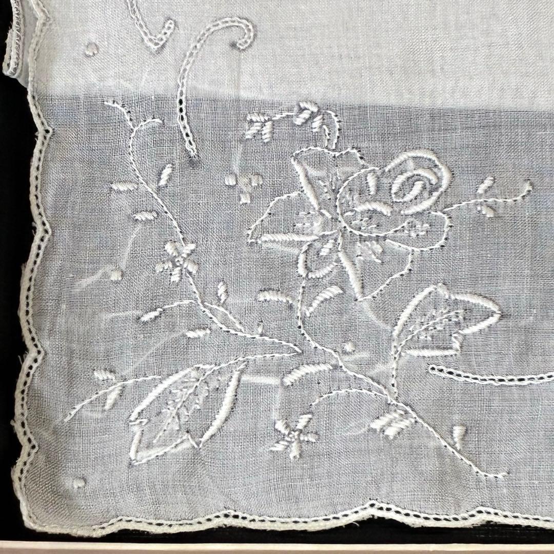 新品未使用】刺繍 レース ハンカチ SWATOW スワトウ - メルカリ