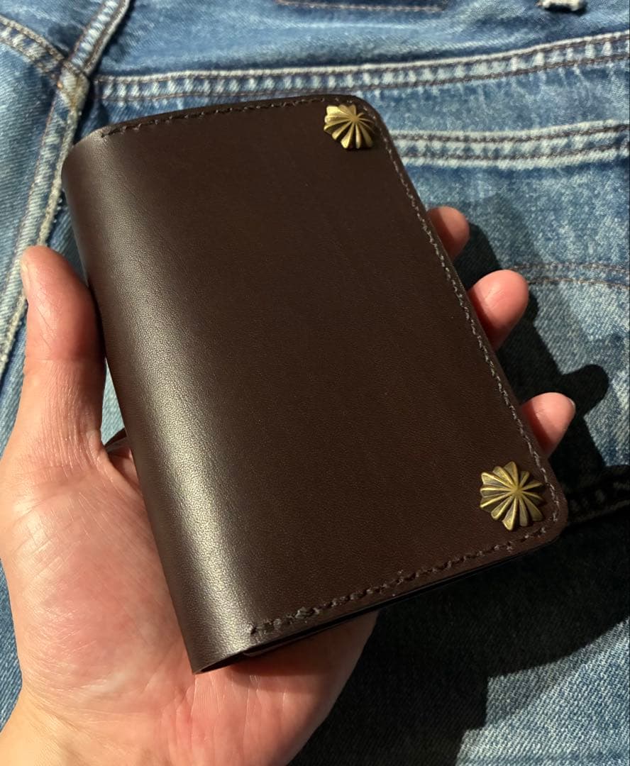 トラッカーウォレット ミドル イタリアンレザー ブルガロ アポロ