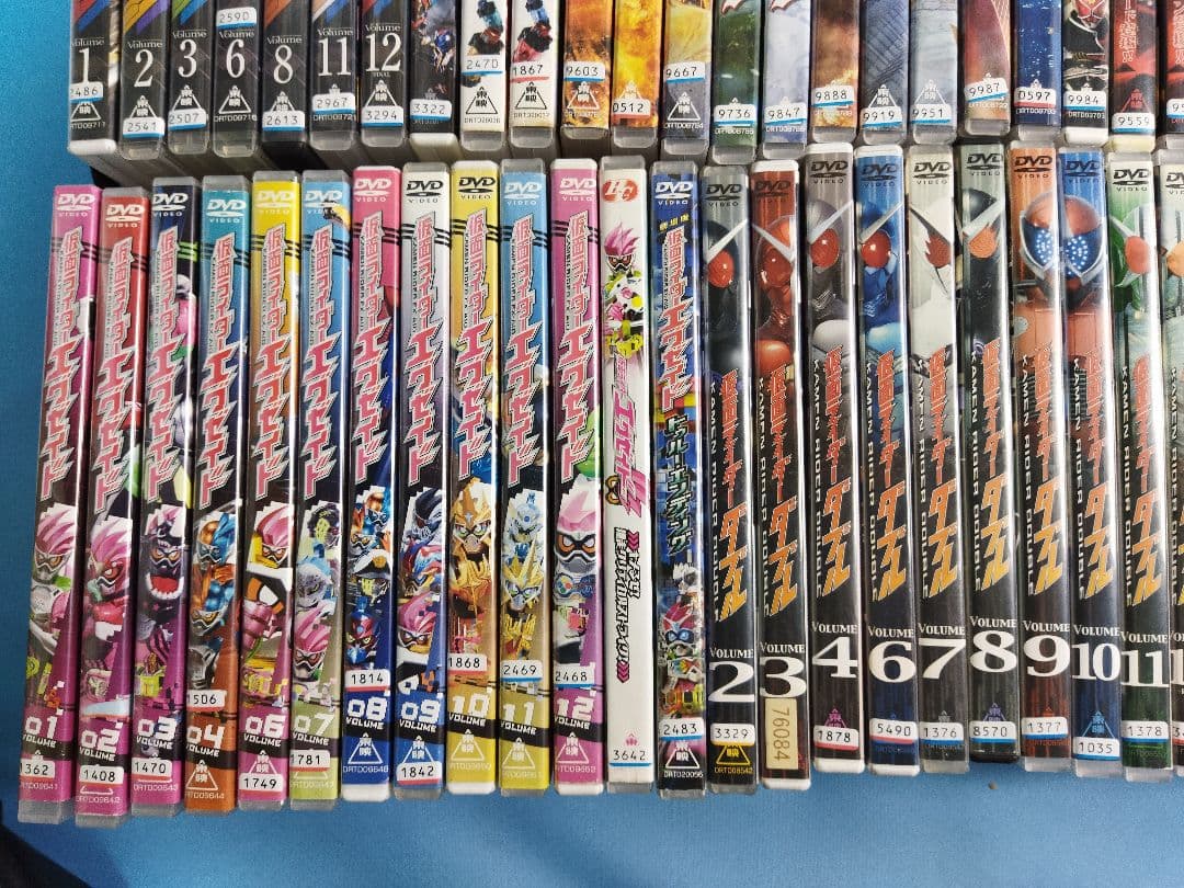 仮面ライダーレンタルアップDVD80点まとめ大量セット ダブル クウガ