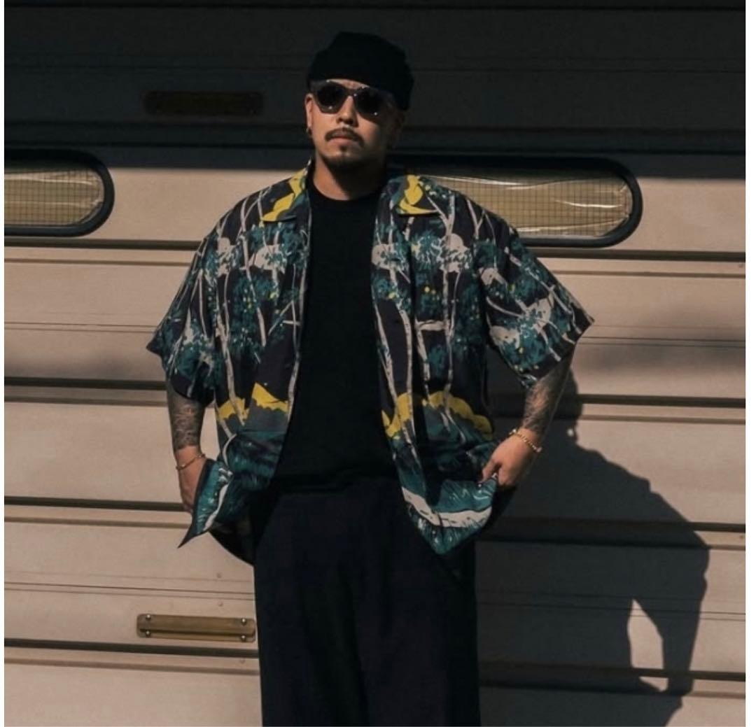 【COOTIE】Rayon Open Collar S/S／新品タグ付／送料込 COOTIE PRODUCTIONS Rayon Open Collar S/S Shirt