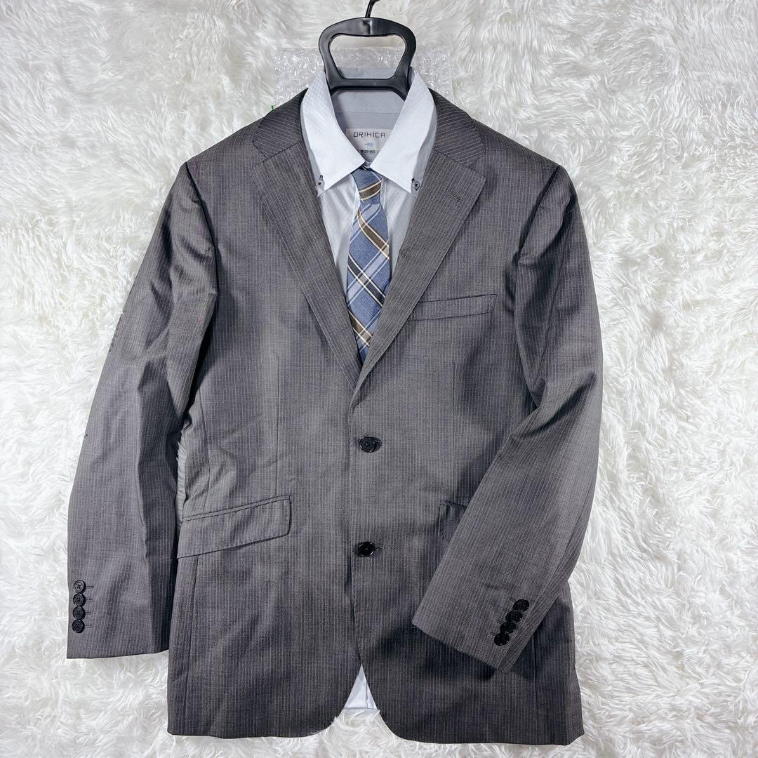 美品 バーバリーブラックレーベル グレー スーツ セットアップ 38R
