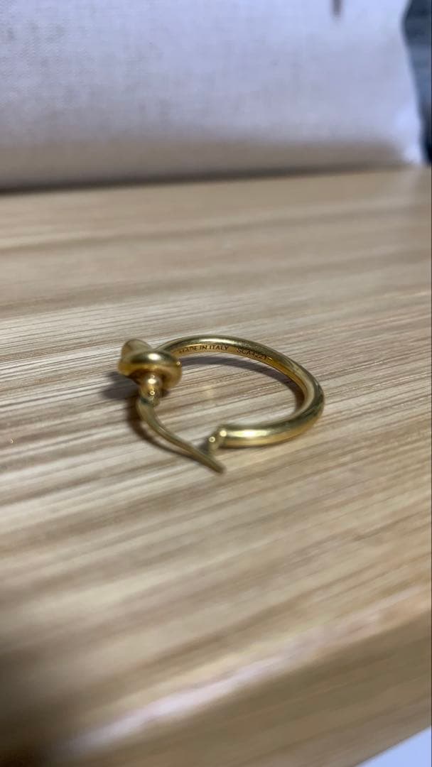 CELINE ノットスモールフープピアス(片耳) - メルカリ