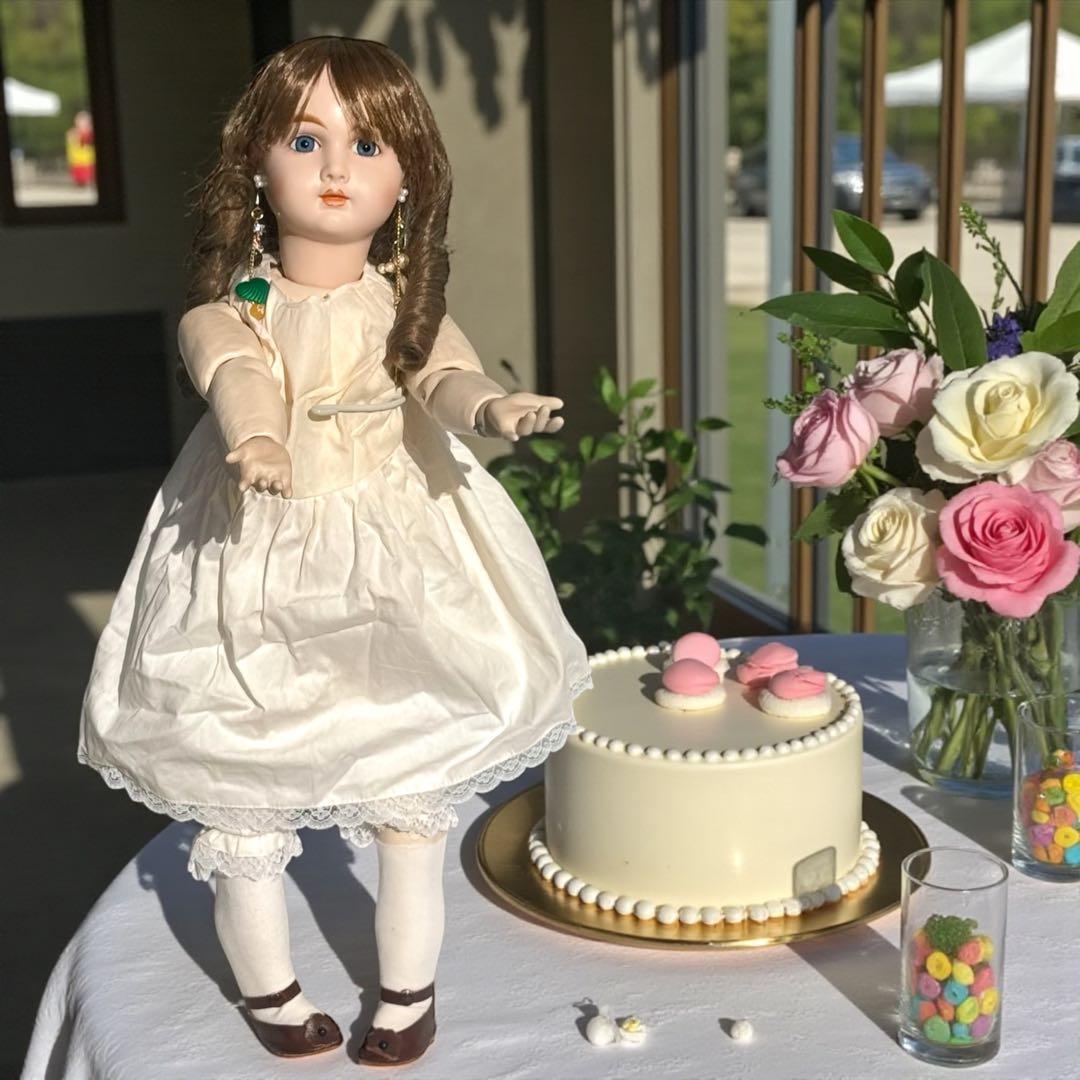 焼きみかん様専用 ビスクドール アーテー グリーン ピンク ロング