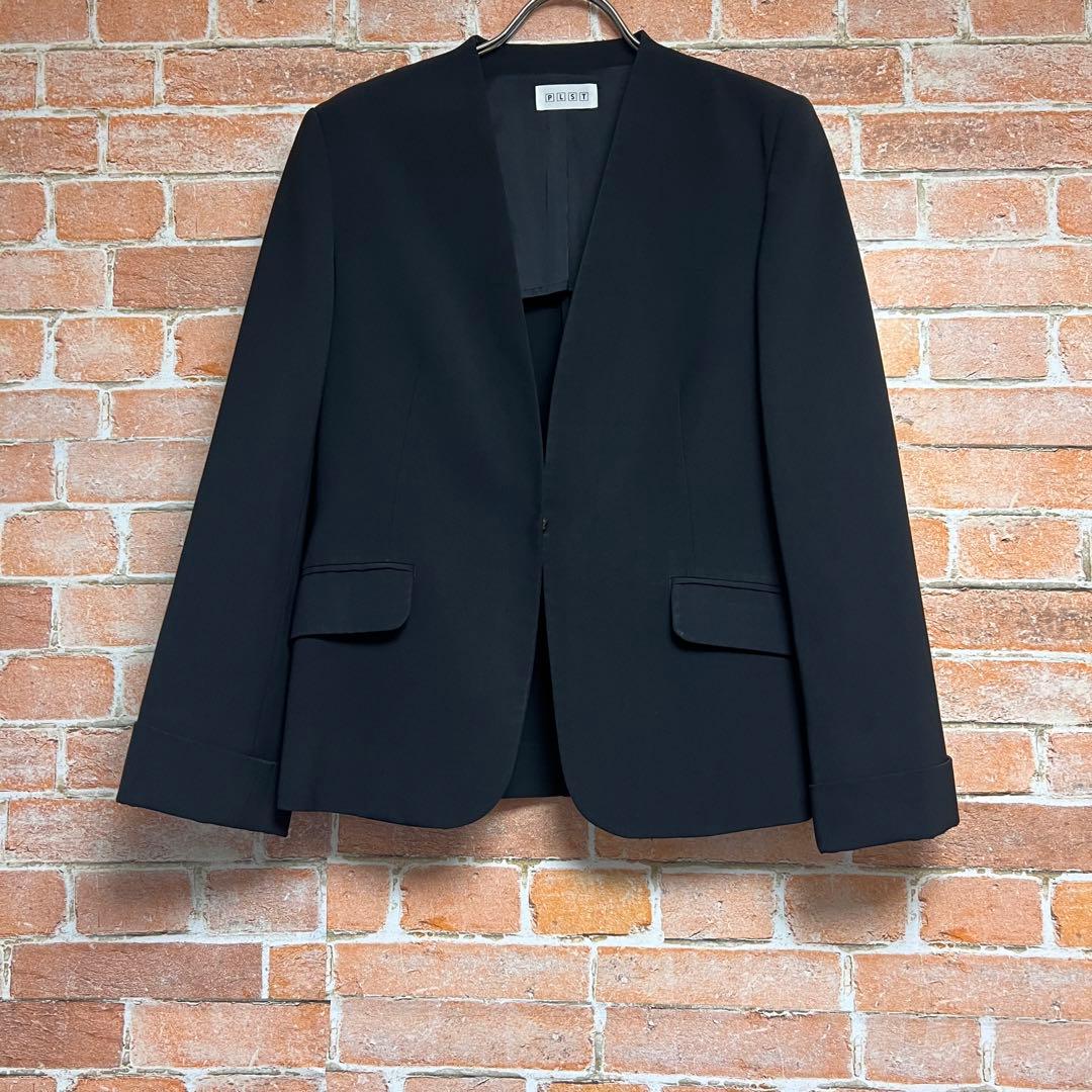 プラステ ソウモウライク2wayストレッチスーツセットアップ ノーカラー